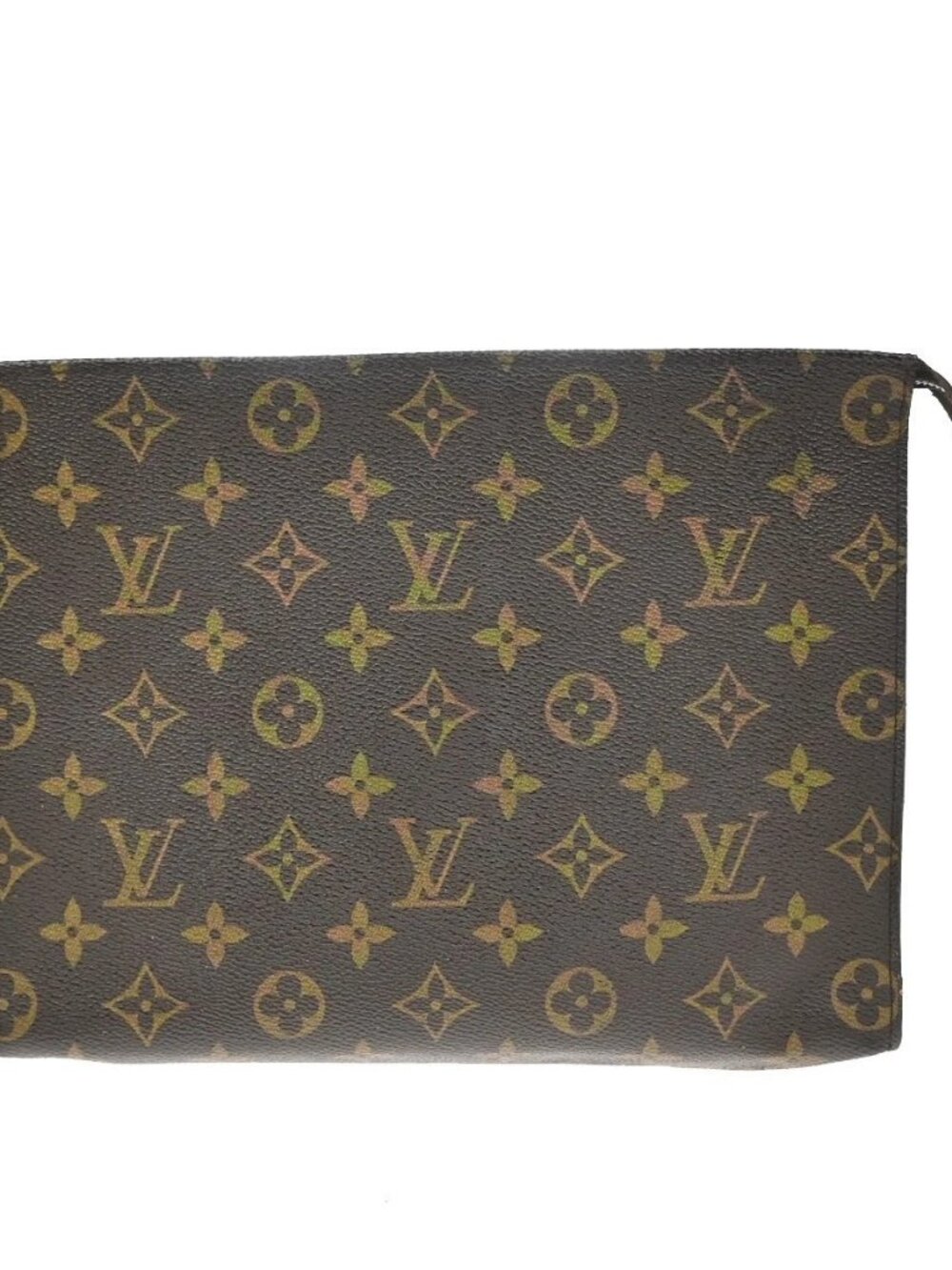 LOUIS VUITTON Poche Toilette 26 Clutch Pouch Bag Monogram Leather M47542 04TA845